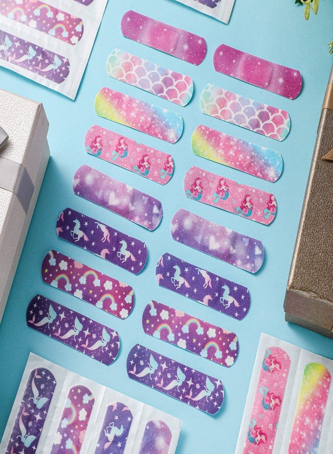 Funtery 8 Styles Kids Fabric Bandages Flexible Self Adhesive Bandage Wrap for Cuts Scrapes Wounds Burns Baby Child Toddlers, Assorted Patterns - Image 5